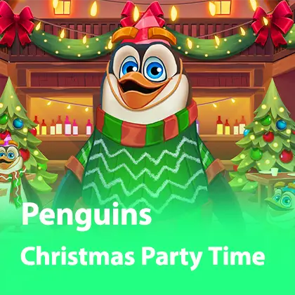 Penguins Christmas Party Time